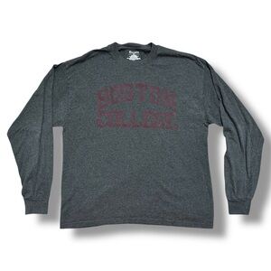 Boston College Eagles Champion Dark Gray Long Sleeve Shirt Men's Size XL Sporty